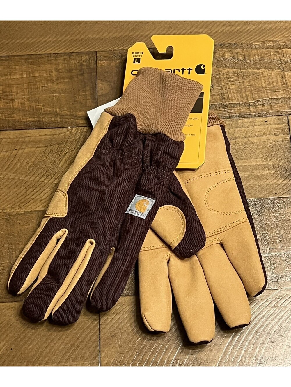 Women's Carhartt Insulated Duck Gloves Size L Blackberry